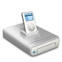 iPod - music drive - dark icon